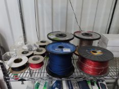 Shelf of Assorted Cabling.