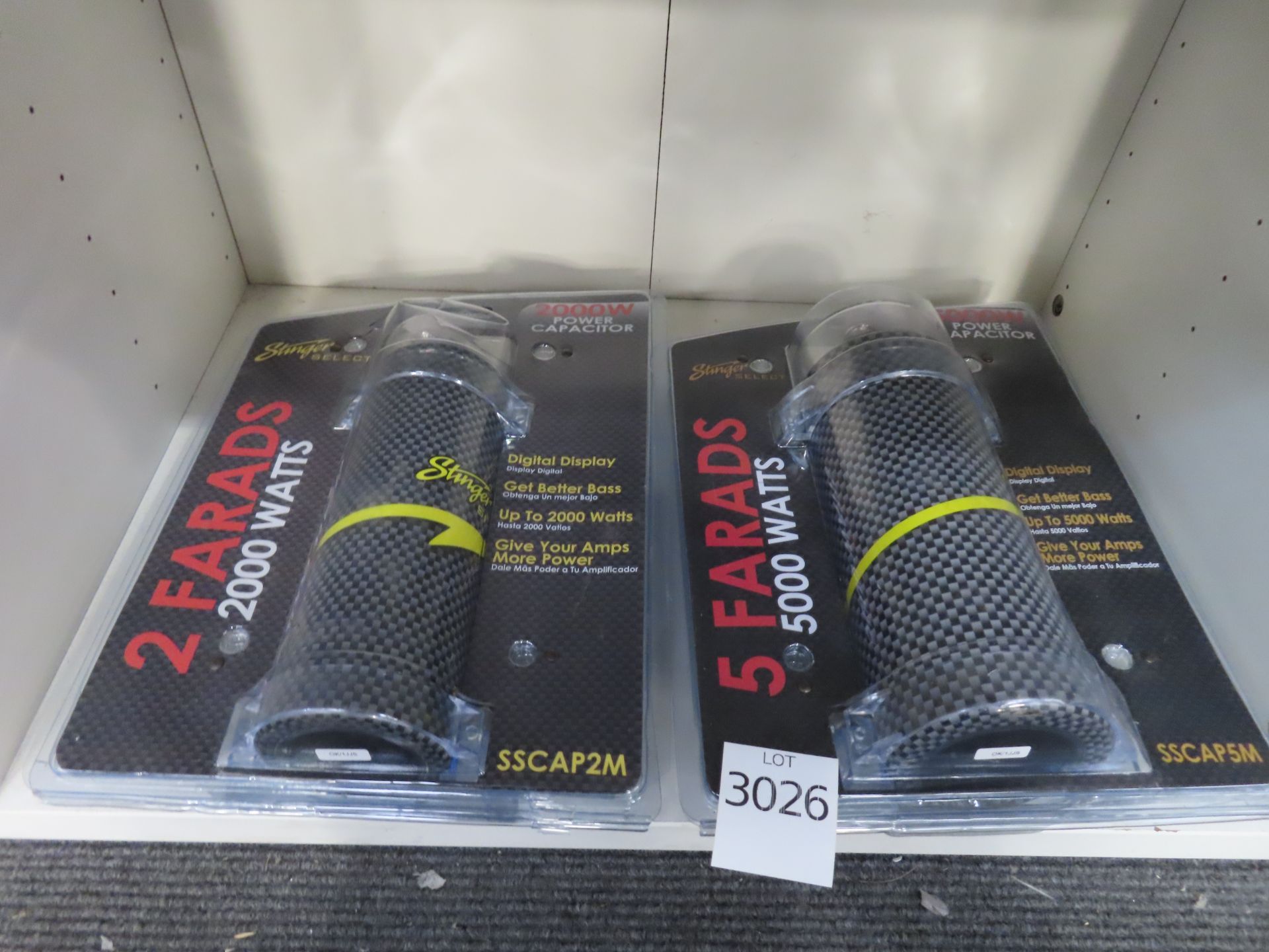 2 x STINGER Power Capacitors.