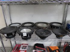 8 x Assorted Subwoofers /Speakers Including HERTZ, MBQUART, AMBOSS etc.