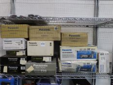 Shelf of Various PANASONIC Car AV Products.