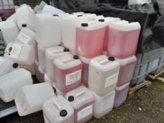 Large quantity of various heat transfer fluid to drums