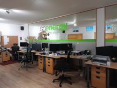 Office furniture to office including 5 workstations (excludes all IT such as PC’s, monitors,
