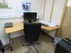 Quantity of office furniture to office (excludes all IT such as PC’s, monitors, printers, copiers,