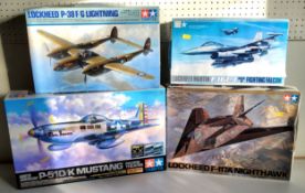 A Boxed Tamiya USA Air Force 60323 1/48th Scale Lockheed F-117A Nighthawk; no98 Lockheed Martin