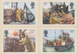 Stamps - an accumulation of GB PHQ cards in sets (90+) and singles plus a few covers,  Excellent