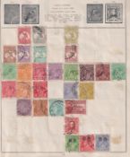 Stamps- A Triumph album of mainly used  world stamps from 1915 - 1940's. No Great Britain.  Many