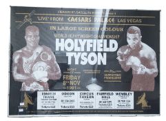 Boxing Interest - World heavy weight championship HOLYFIELD vs TYSON 'Live' from Caesars Palace, Las