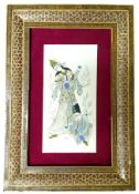 Indo Persian School (Early 20th Century) Ceremonial Offerings, vizagapatam frame, 34cm x 24cm