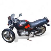 Honda XBR500 499CC motorcycle, first registration 1986, 83,250 mileage, with key V5 present with