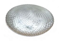 A 1920's ceiling light shade, twisting sea urchin type design, 40cm diameter