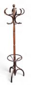 A bentwood hall stand, 186cm high