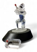 A Swarovski Crystal figure, by Anton Hirzinger, Masquerade Harlequin, annual edition 2001,