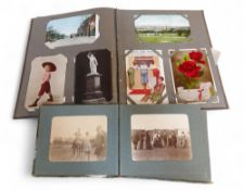 An early 20th century photograph album, black and white,  high society, military and events,