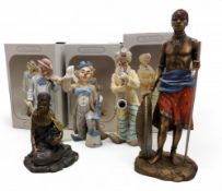 Three Leonardo Collection figures, designed by Annie Rowe, Musical Maestros and Paly it Again,