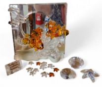 A Swarovski Crystal Wonders of the Sea model, Harmony, designed by Martin Zendron, 20cm high, name