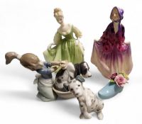 A Royal Doulton figure, Sweet Anne, HN1496;   another, Fair Lady, 2193;   a Lladro model,  Bashful