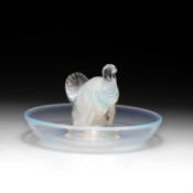 RENÉ LALIQUE (FRENCH, 1860-1945), A 'DINDON' CENDRIER, DESIGNED 1925