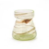 A JAMES COUPER & SONS 'CLUTHA' GLASS VASE, THE DESIGN ATTRIBUTED TO CHRISTOPHER DRESSER, CIRCA 1895