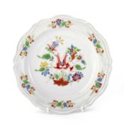 A DOCCIA PLATE, CIRCA 1760