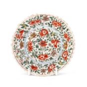 A CHINESE FAMILLE VERTE DISH, KANGXI