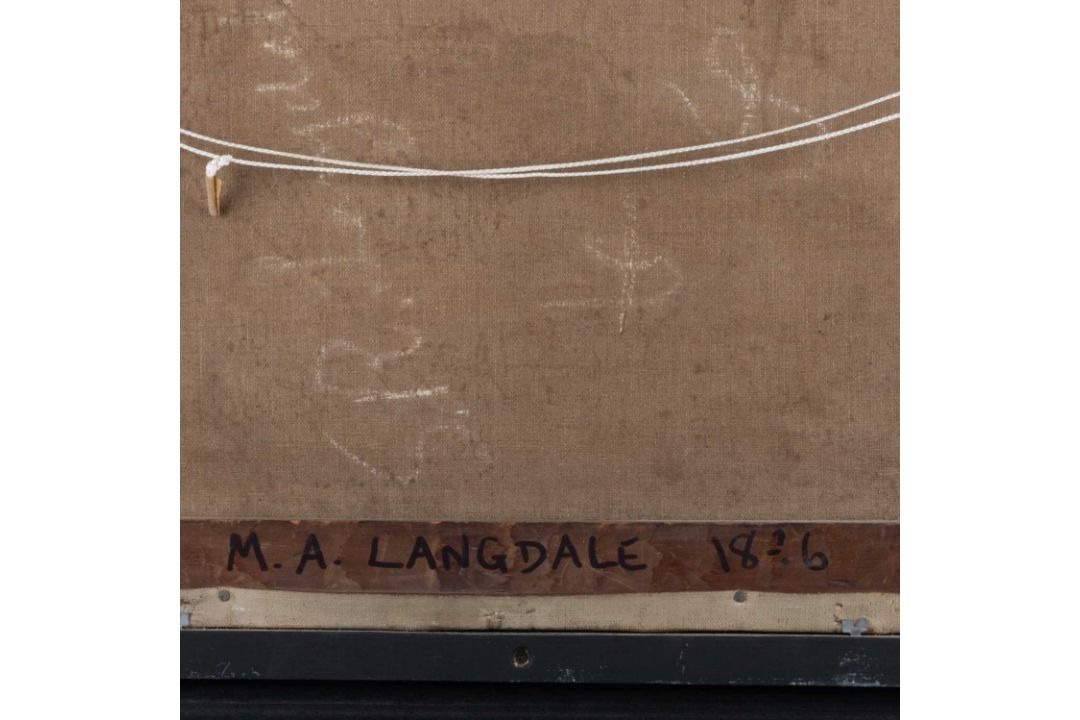 MARMADUKE A. LANGDALE (1840-1905) MOUNTAIN LANDSCAPE - Image 3 of 3