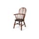 A 19TH CENTURY CHILD'S OAK AND ELM WINDSOR ARMCHAIR - Image 1 of 3