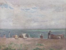 HAROLD HOPE READ (1881-1959) BEACH SCENE