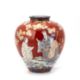 A FUKAGAWA RED-GROUND VASE, JAPANESE, EARLY 20TH CENTURY - Image 2 of 3