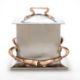 DAVID VEASEY FOR LIBERTY & CO, A VERY RARE TUDRIC PEWTER AND COPPER BISCUIT BOX - Image 1 of 3