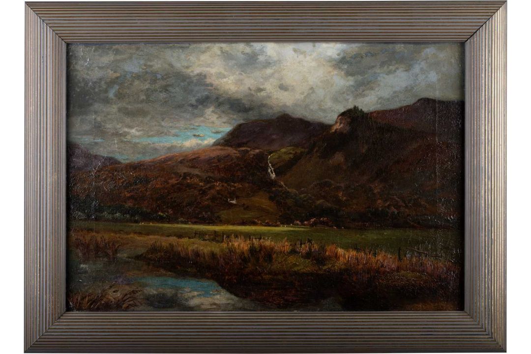 MARMADUKE A. LANGDALE (1840-1905) MOUNTAIN LANDSCAPE - Image 2 of 3