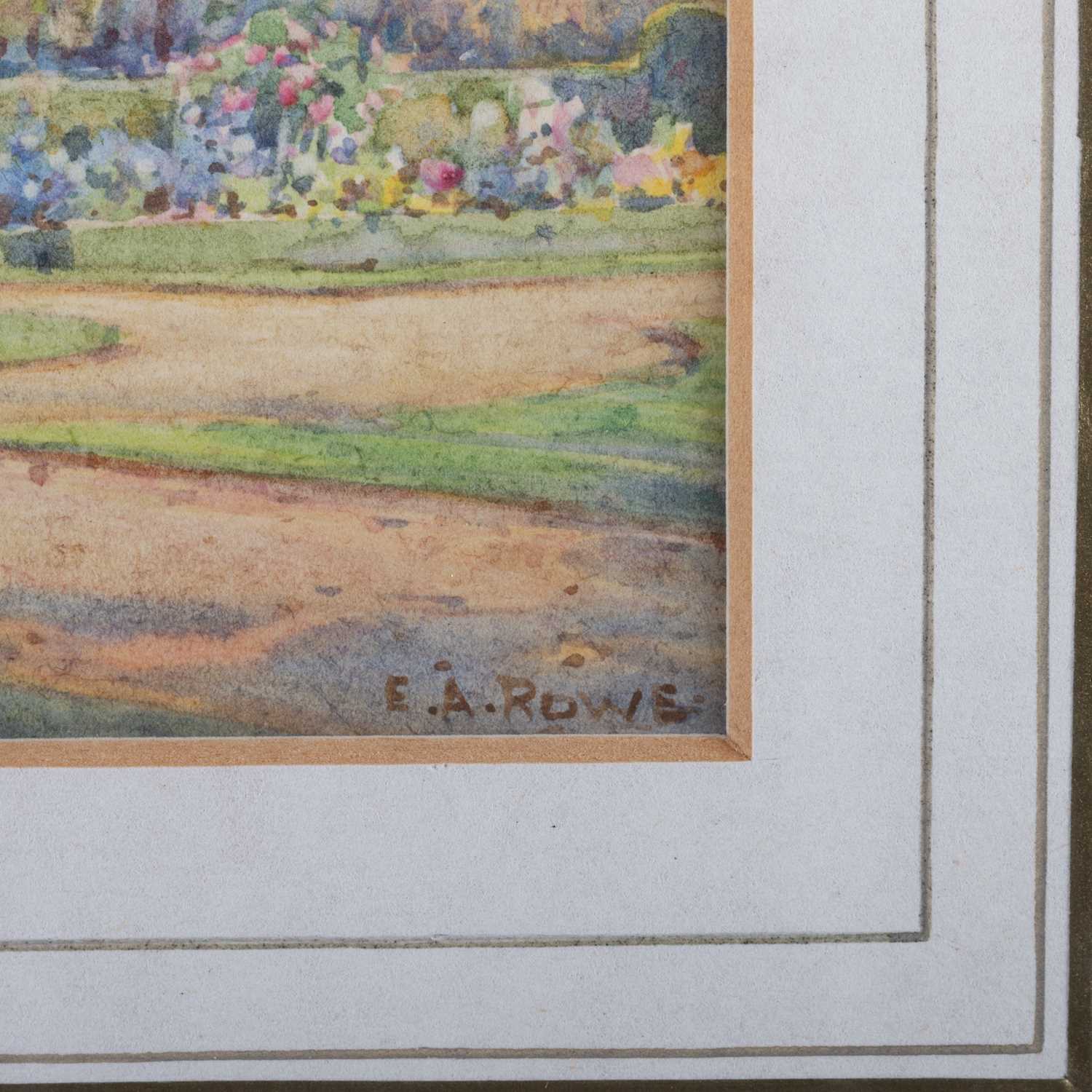 ERNEST ARTHUR ROWE (1863-1922) GARDEN AT PENSHURST - Image 2 of 4