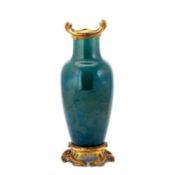 AN ORMOLU-MOUNTED CHINESE PORCELAIN VASE