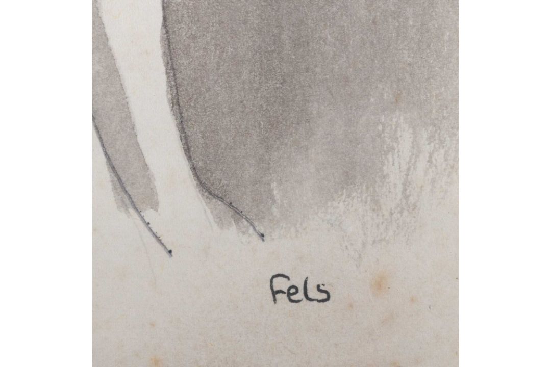 DOMINIC FELS (1920-1984) TWO FIGURAL STUDIES - Image 5 of 5