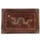 A CHINESE SILVERED METAL INLAID HARDWOOD TRAY, PROBABLY LATE 19TH CENTURY - Image 1 of 2