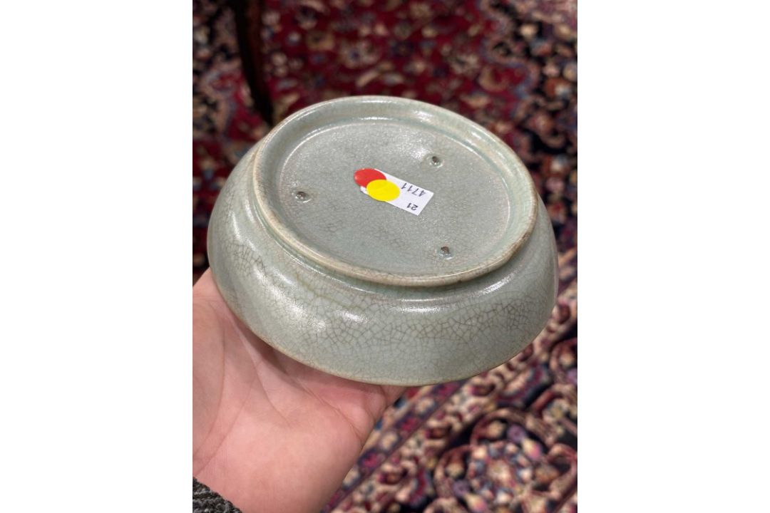 A CHINESE RU WARE BRUSH WASHER - Image 4 of 5