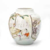 A CHINESE FAMILLE ROSE VASE