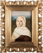 A KPM (BERLIN) PORCELAIN PLAQUE, PAINTED AFTER FRIEDRICH AUGUST VON KAULBACH, CIRCA 1860