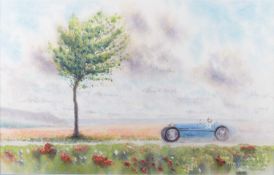 20TH CENTURY SCHOOL FG BARRATT TYPE 59 BUGATTI 5.3L, 1934 DIEPPE GRAND PRIX, DRIVEN BY JEAN-PIERRE