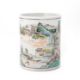 A CHINESE FAMILLE VERTE BRUSH POT - Image 1 of 8