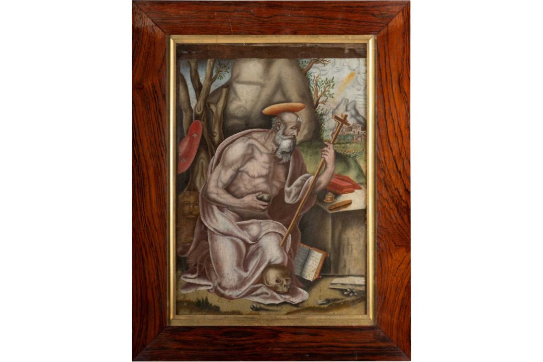 17TH/ 18TH CENTURY AFTER DOMENIKOS EL GRECO (1541-1614) ST JEROME IN THE WILDERNESS - Image 1 of 2