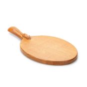 ROBERT THOMPSON OF KILBURN, A MOUSEMAN OAK CHEESEBOARD