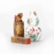 A SMALL CHINESE FAMILLE ROSE DOUBLE GOURD VASE - Image 1 of 3