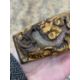 A CHINESE GILT-BRONZE AND JADE BELT HOOK - Image 5 of 10