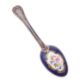 A MEISSEN BLUE-GROUND CABINET CUP AND COVER WITH MATCHING STAND AND SPOON, CIRCA 1870/ 80 - Image 3 of 5