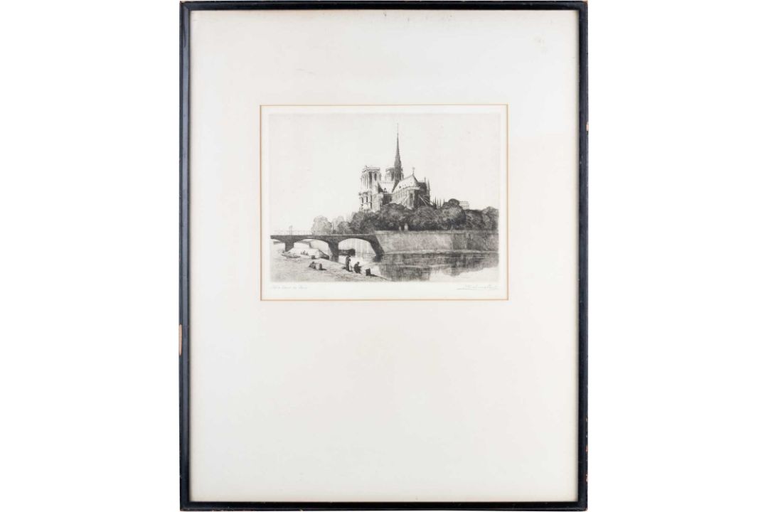 JAMES CHALMERS PARK (1858-1938) NOTRE DAME, PARIS - Image 2 of 4