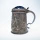 A 20TH CENTURY ITALIAN STERLING SILVER AND LAPIS LAZULI TANKARD - Image 2 of 3