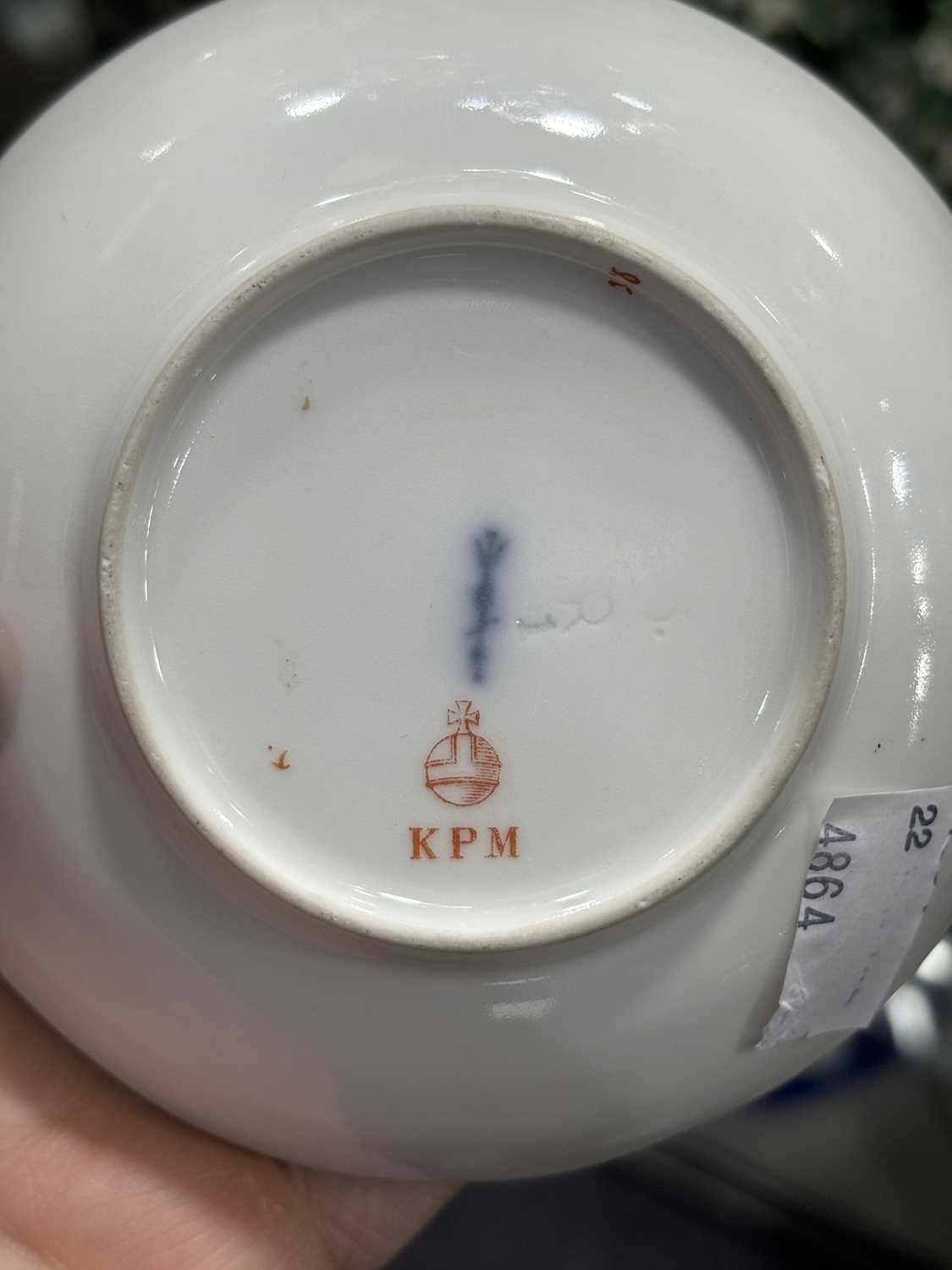 A BERLIN (KPM) PORCELAIN CUP AND SAUCER - Image 2 of 3