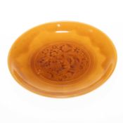 CHRISTOPHER DRESSER (1834-1904), A LINTHORPE POTTERY PLATE