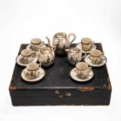 A JAPANESE SATSUMA TEA SERVICE, EARLY 20TH CENTURY