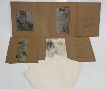 A FOILO OF PRINTS AFTER CHINESE MASTERS, 20TH CENTURY